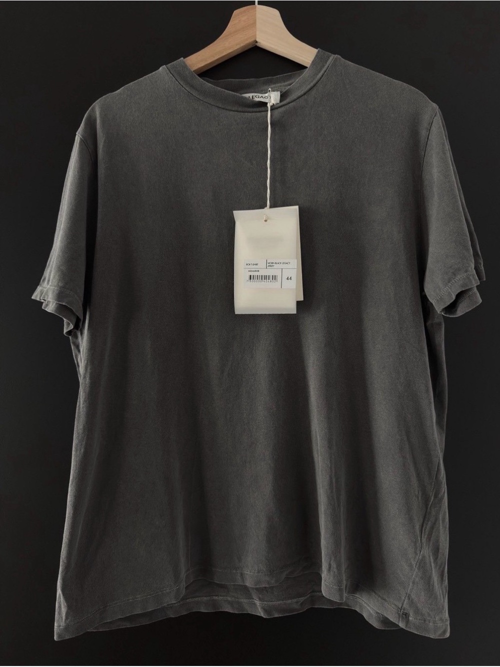 Our Legacy - Worn Black Box Tee size 44